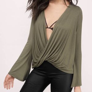 Army green top